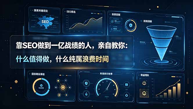 靠SEO做到一亿战绩的人，亲自教你：什么值得做，什么纯属浪费时间【原创双语字幕】-小创项目网
