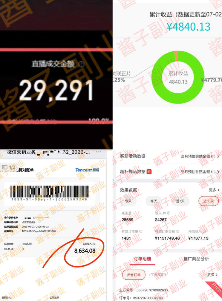 985十年互联网老兵亲测：2026年多个真实落地副业项目，手把手带你搭建被动收入管道(淘宝无人直播、TK拉新、代运营、CSGO……)【揭秘】-小创项目网